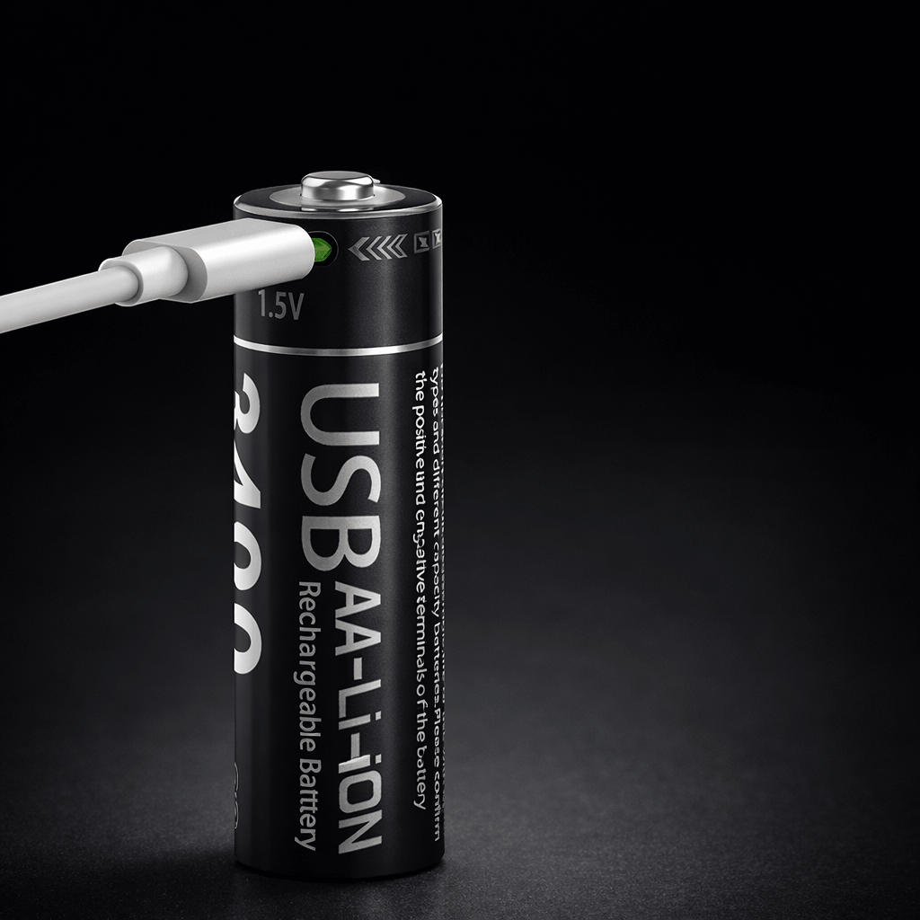 Piles rechargeables USB Type-C SilverProtect