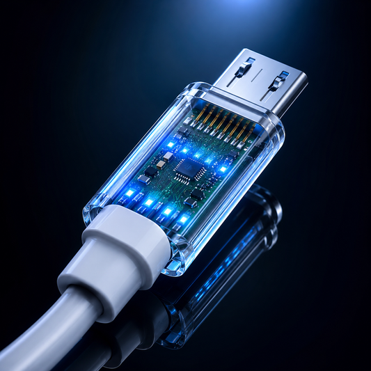 Connecteur Micro USB smart chip SilverProtect pour câble caméra