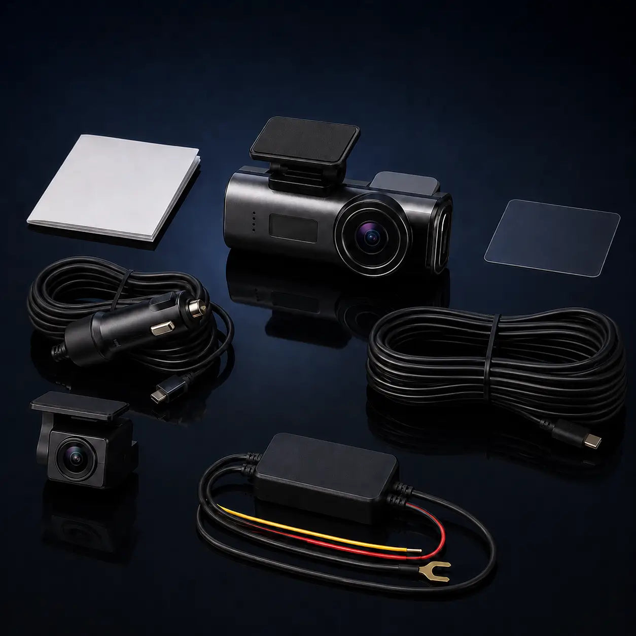 Caméra Embarquée 4K UHD — WiFi GPS Voiture