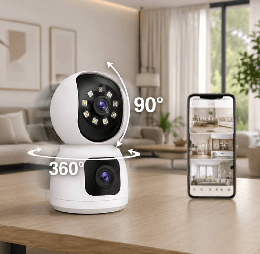 Caméra bébé rotation 360 degrés SilverProtect