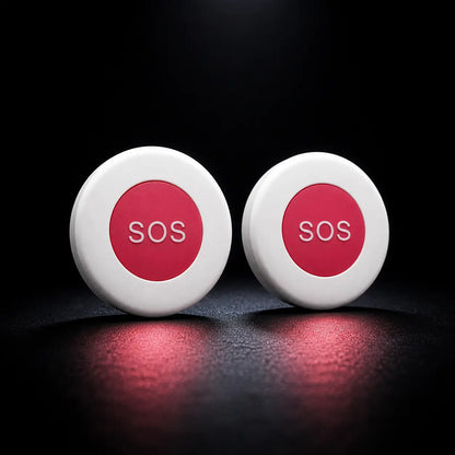 Bouton SOS Sans Fil 433MHz — Alerte d'Urgence en 1 Geste | Personnes Âgées & Sécurité