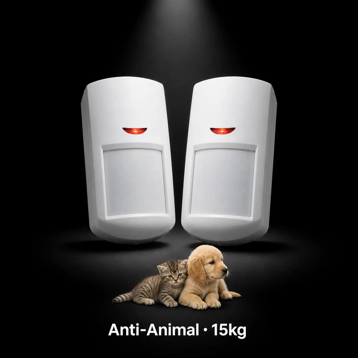 Détecteur PIR Anti-Animal x2