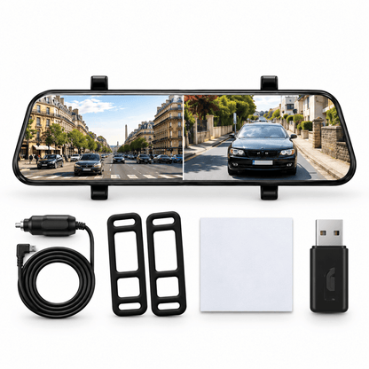 Miroir Caméra Voiture Écran 2.5K GPS