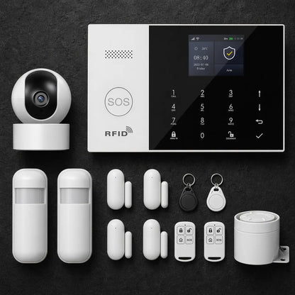 Kit alarme SENTINELLE-4 Maison, protection complète pour maison individuelle sans abonnement