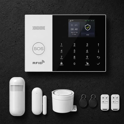 Kit alarme SENTINELLE-1 Standard, centrale 4G WiFi et capteurs essentiels sans abonnement