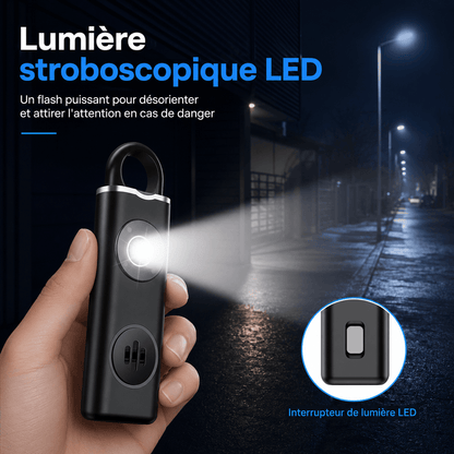 Alarme personnelle HALO CORE™ SilverProtect, lumière stroboscopique