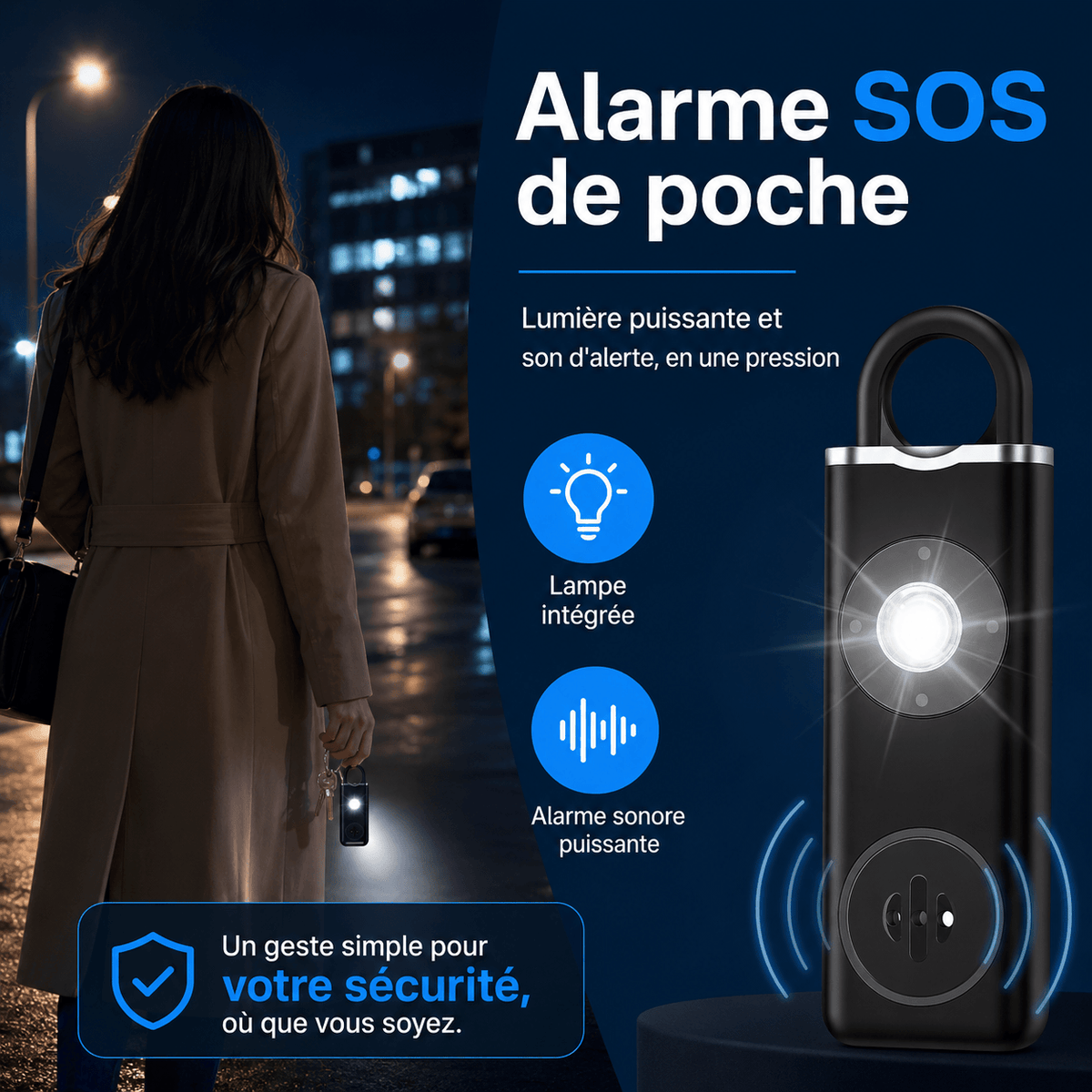 Alarme personnelle HALO CORE™ SilverProtect, présentation