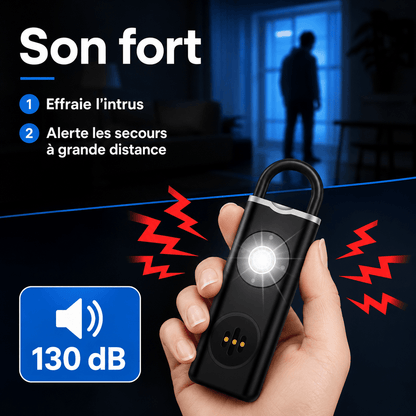 Alarme personnelle HALO CORE™ SilverProtect, son d'alarme 130 dB