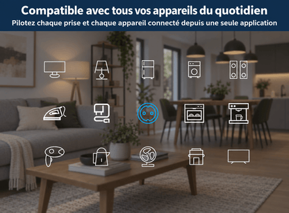 Prise connectée WiFi SilverProtect, compatibilité avec tous les appareils