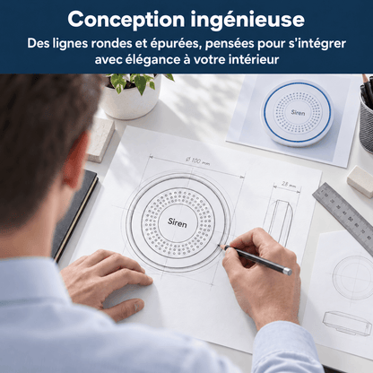 Sirène intérieure SilverProtect, dimensions