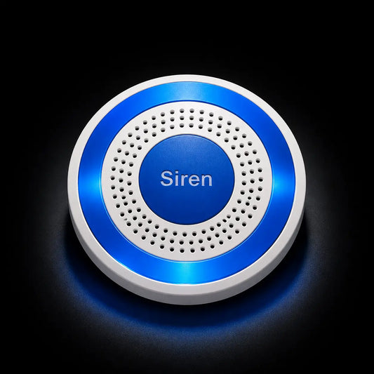 Sirène Intérieure Sans Fil 433MHz — 90dB | Batterie de Secours | Compatible SENTINELLE™