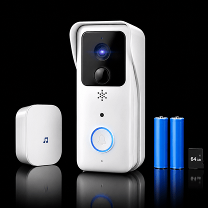 Sonnette Vidéo WiFi 1080P — Interphone Sans Fil