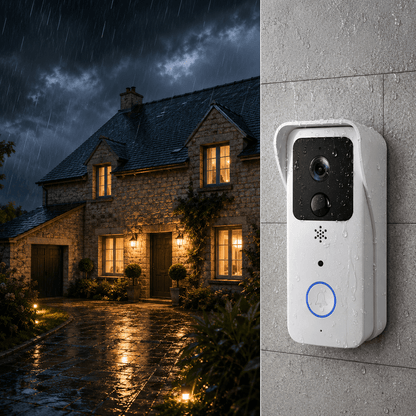 Sonnette Vidéo WiFi 1080P — Interphone Sans Fil