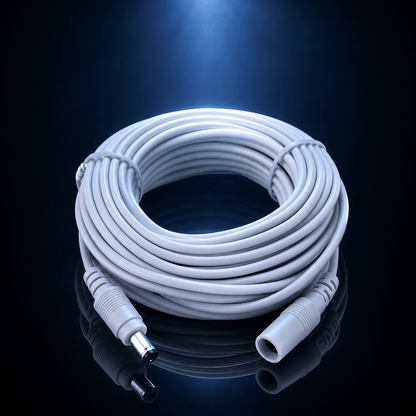 Rallonge Câble Alimentation DC 12V — Pour Caméras Extérieures