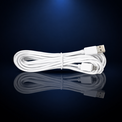 Câble Micro USB Extra Long — Pour Caméras Intérieures