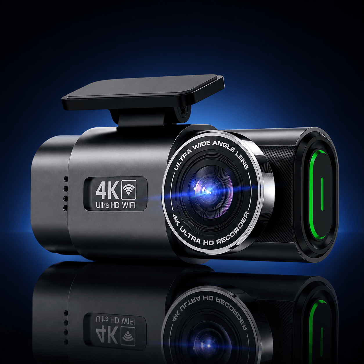 Caméra tableau de bord 4K UHD WiFi GPS SilverProtect