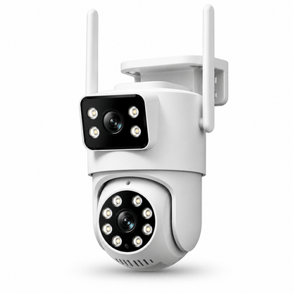 Caméra Extérieure WiFi PTZ Double Objectif