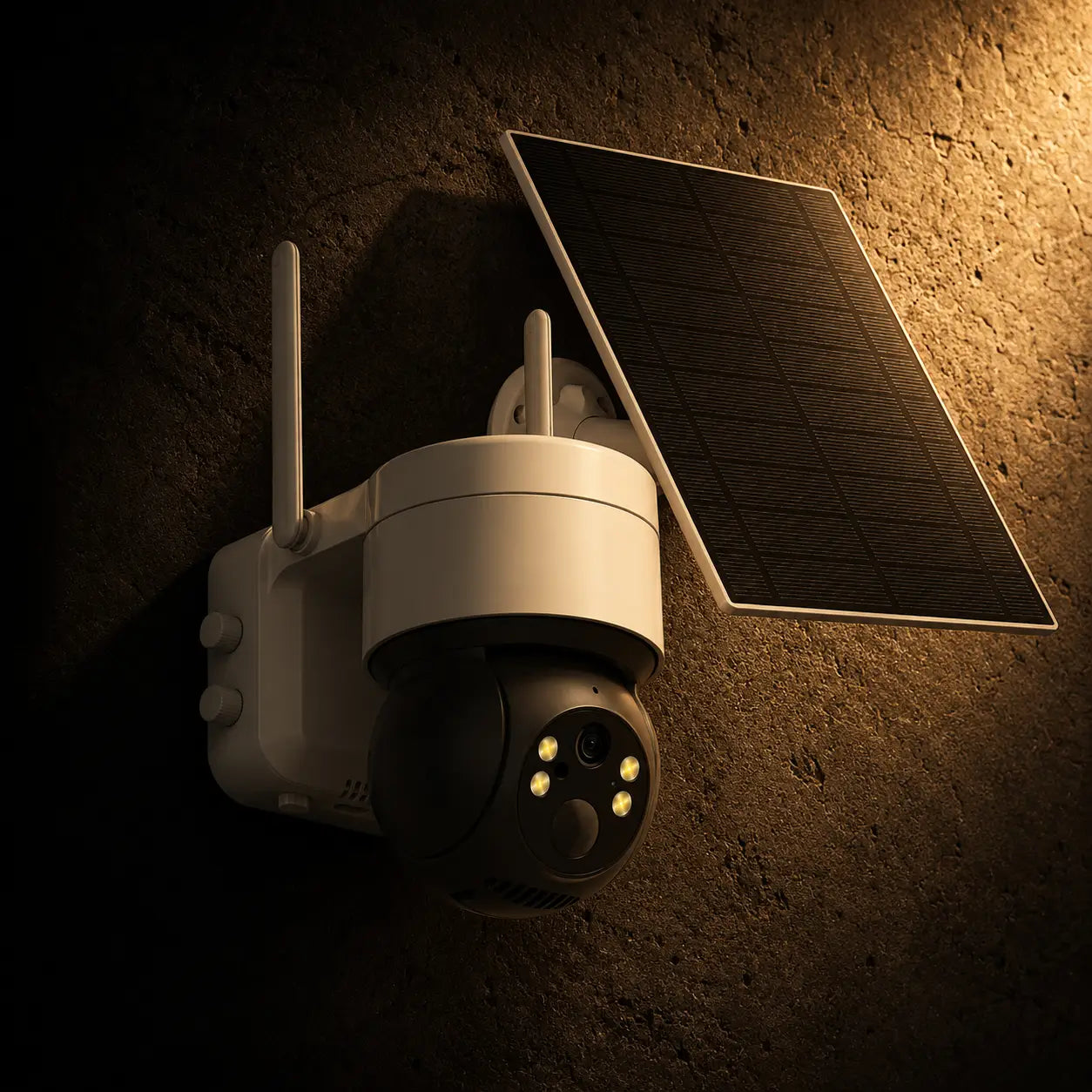 Caméra de Surveillance PTZ Solaire — WiFi & 4G