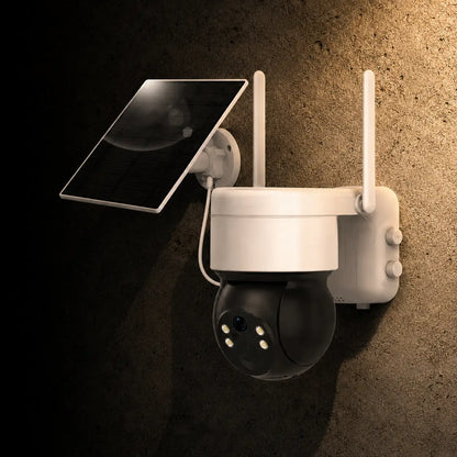 Caméra de Surveillance PTZ Solaire — WiFi & 4G