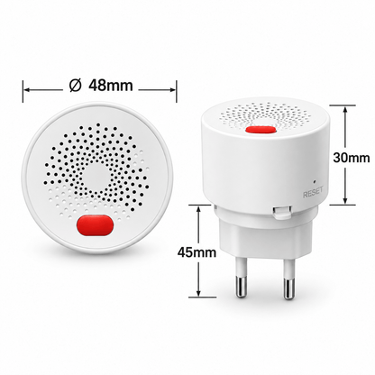 Détecteur de Gaz Combustible WiFi Tuya – Méthane & GPL