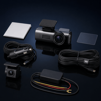 Caméra Embarquée 4K UHD — WiFi GPS Voiture