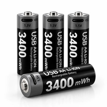 Piles Rechargeables USB-C AA/AAA