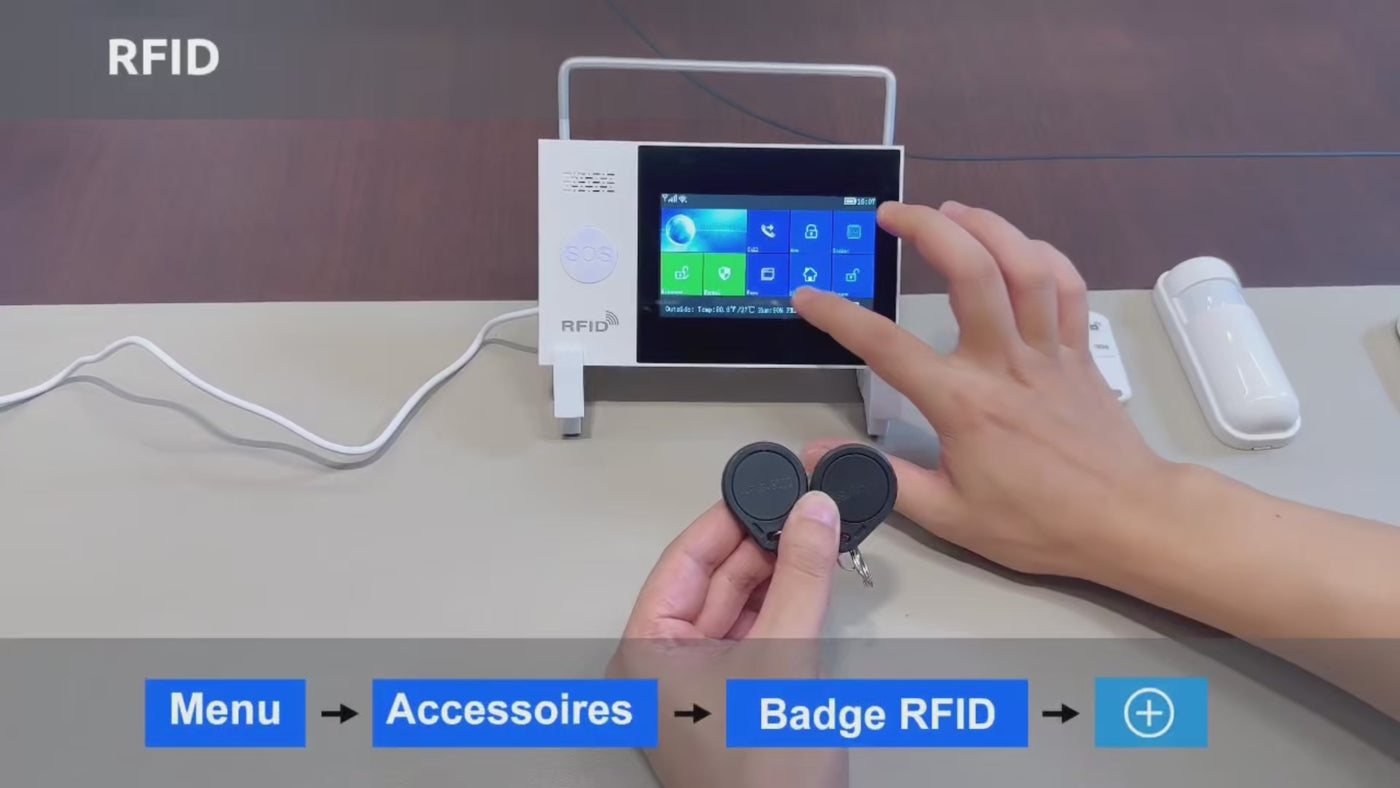 Badge RFID alarme SENTINELLE™