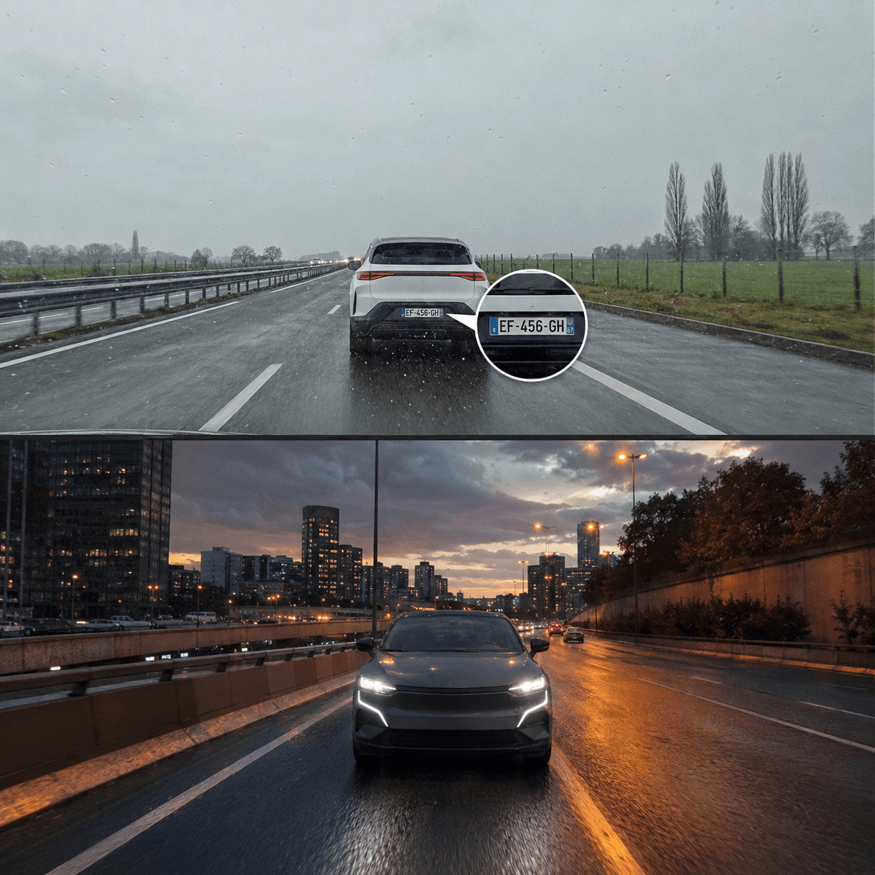 Miroir Caméra pour Voiture — Écran Tactile 2.5K GPS WiFi