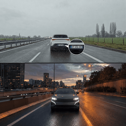 Miroir Caméra pour Voiture — Écran Tactile 2.5K GPS WiFi
