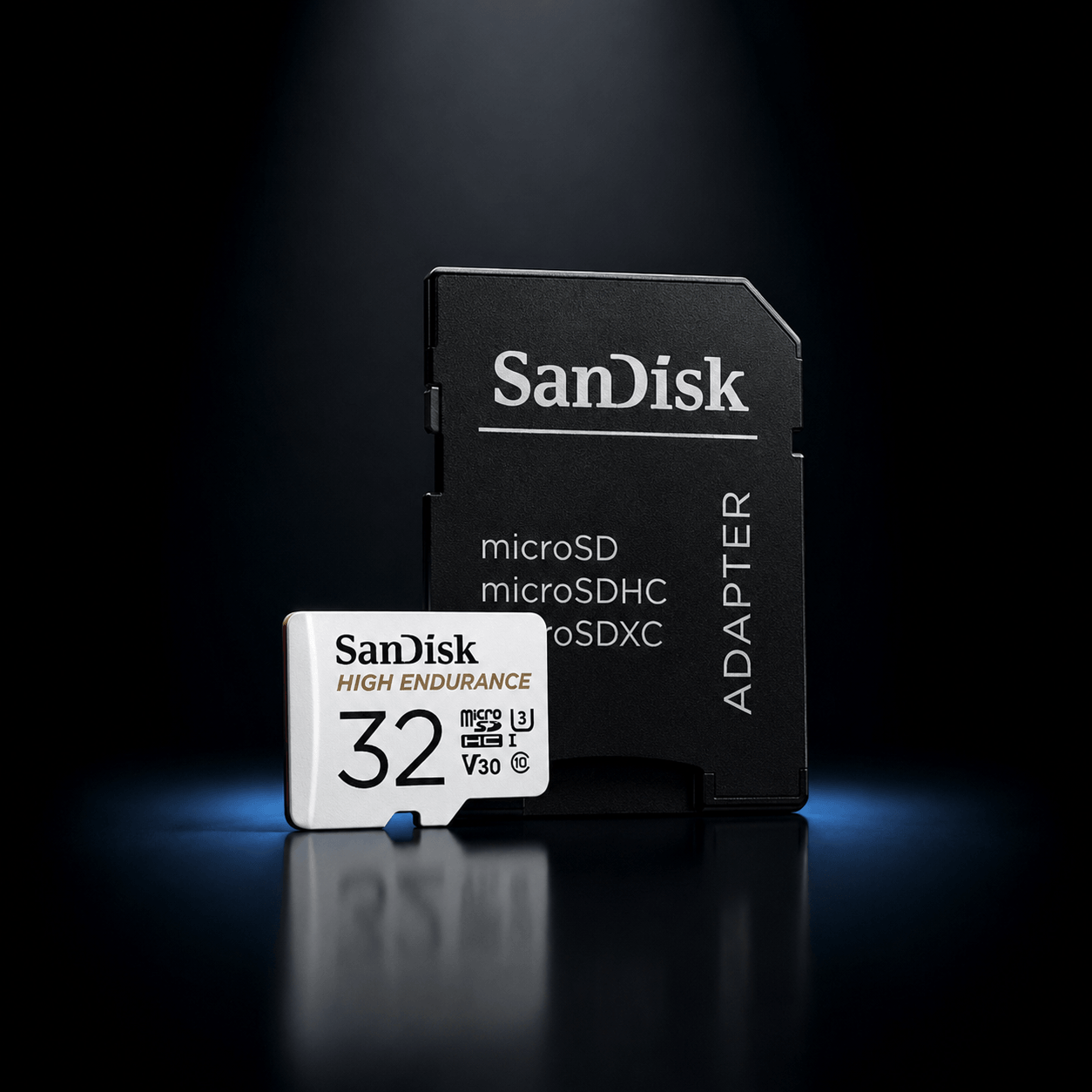 Carte MicroSD SanDisk High Endurance — V30 U3 4K | Surveillance & Dashcam