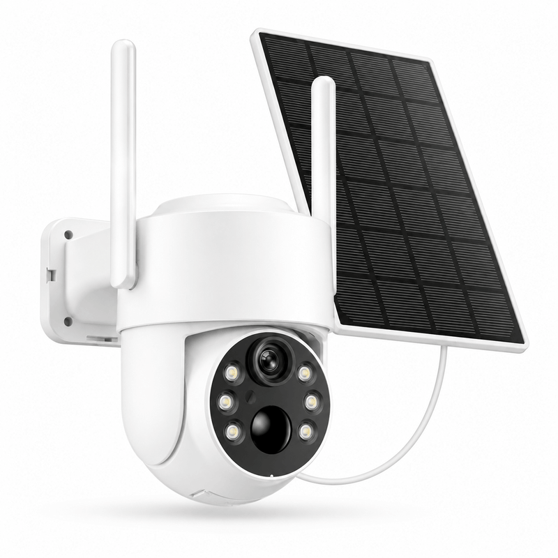 SENTINELLE™ Caméra Solaire PTZ 4MP WiFi Extérieure