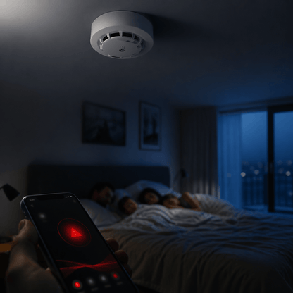 Détecteur de Fumée Connecté WiFi — Obligatoire par Loi | SENTINELLE-SMOKE™