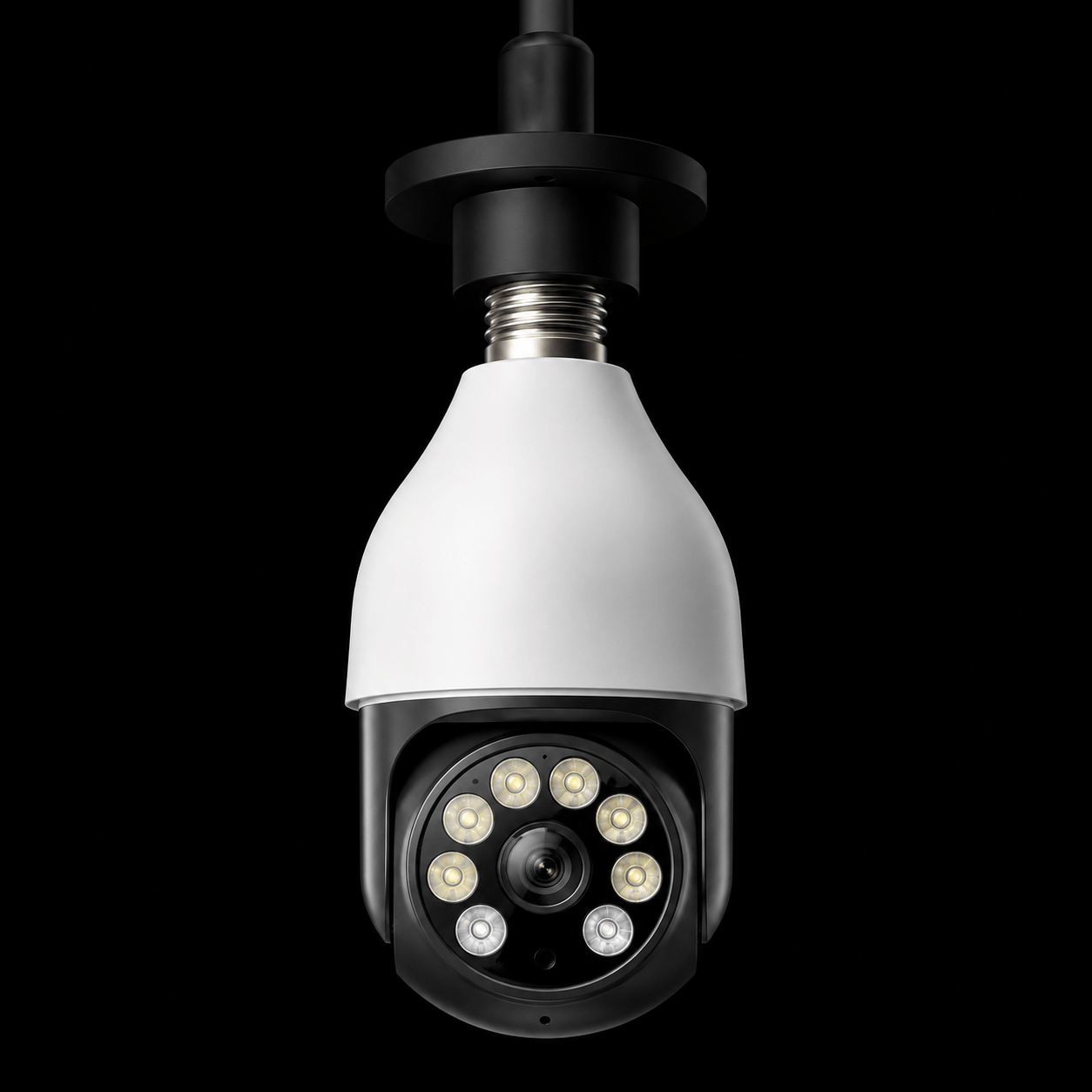 Caméra Surveillance Ampoule WiFi 5MP PTZ — Douille E27
