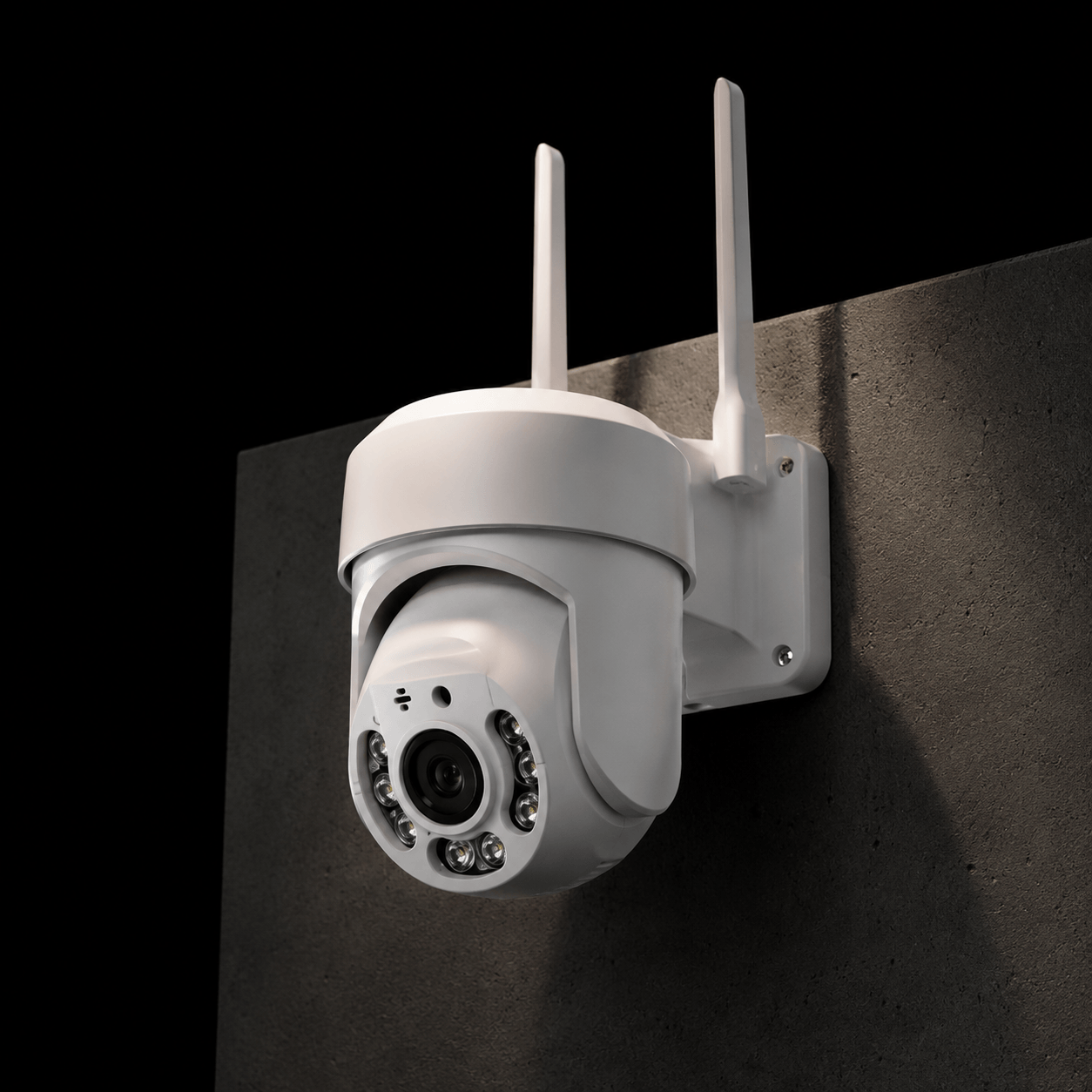 Caméra Surveillance Extérieure PTZ WiFi 4MP — Vision Nocturne Couleur