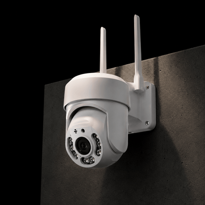 Caméra Surveillance Extérieure PTZ WiFi 4MP — Vision Nocturne Couleur