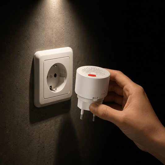 Détecteur de Gaz Connecté WiFi — Alarme Fuite Gaz Naturel & GPL
