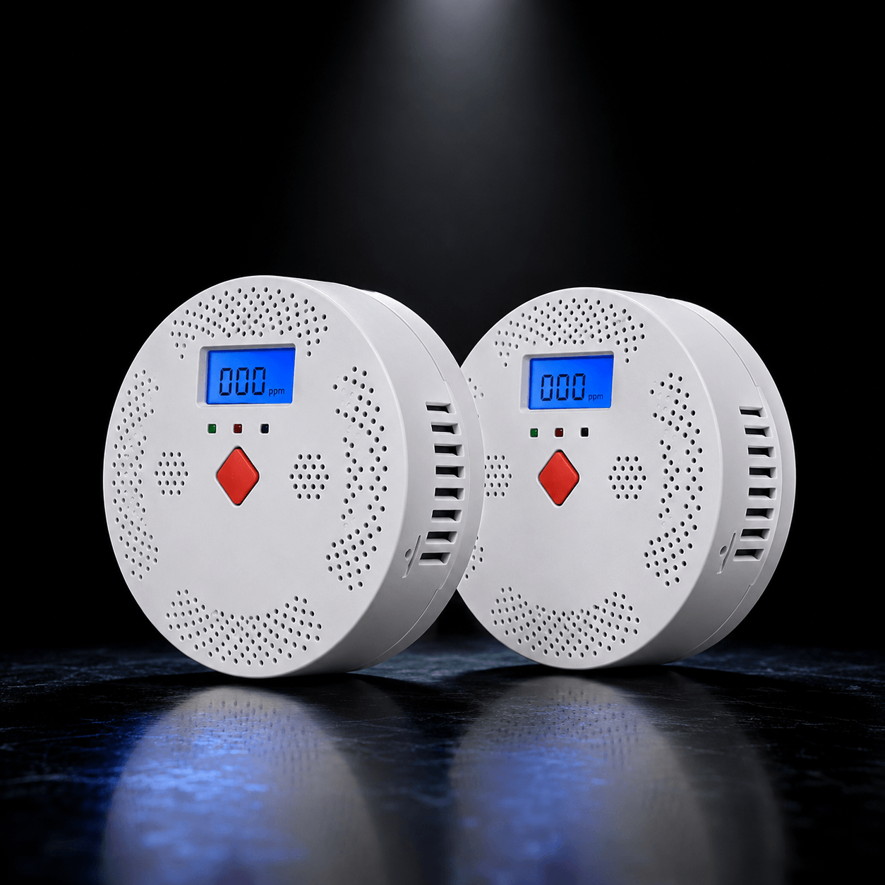 Détecteur de Monoxyde de Carbone Connecté WiFi — Alarme 85dB
