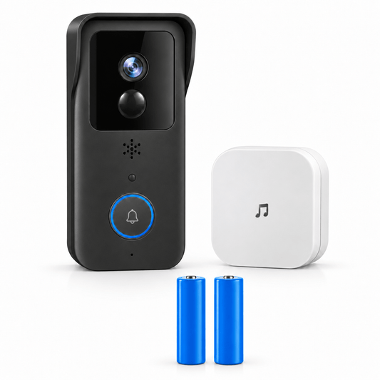 Sonnette Vidéo WiFi 1080P avec Vision Nocturne
